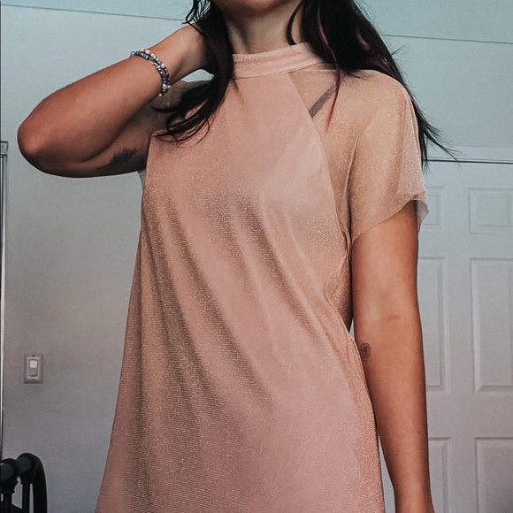 Forever 21 sheer sparkle dress - Picture 2 of 2